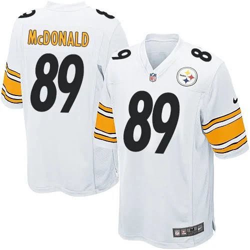 Men Pittsburgh Steelers #89 Vance McDonald Nike White Game NFL Jersey->pittsburgh steelers->NFL Jersey